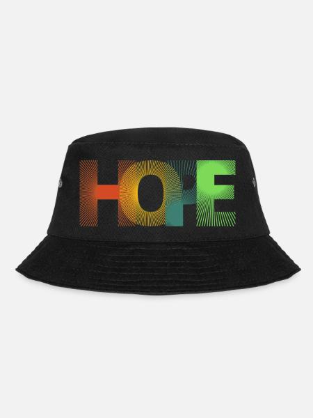 Hope - Bucket Hat - Schwarz