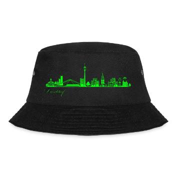 Dusseldorf Germany skyline urban panorama germany - Bucket Hat - black - Front - Lela (165cm)