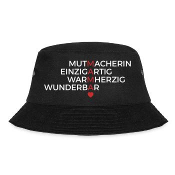 Mama Muttertag Mutter - Bucket Hat - Schwarz - Vorne - Lela (165cm)