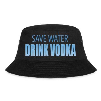 Vodka - Bucket Hat - Schwarz - Vorne - Lela (165cm)