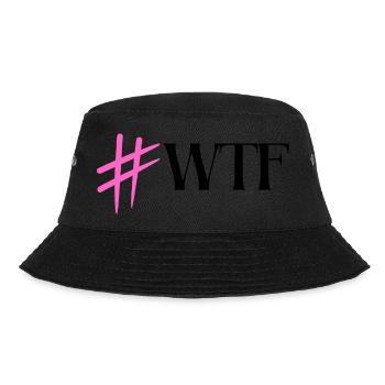 Hastag WTF Pink - Bucket Hat - Schwarz - Vorne - Lela (165cm)