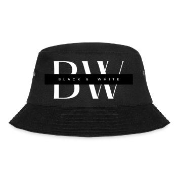 Black and White BW - Bucket Hat - Schwarz - Vorne - Lela (165cm)