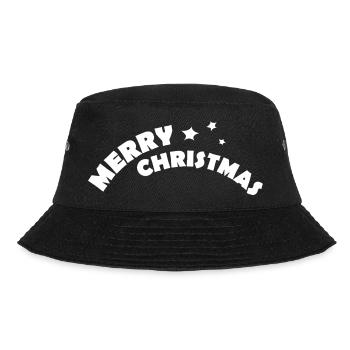 Merry Christmas Merry Christmas Symbol Logo - Bucket Hat - black - Front - Lela (165cm)