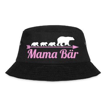 Mutter Mama Bär - Bucket Hat - Schwarz - Vorne - Lela (165cm)