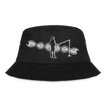Fishing Hook Fishing Fishing Fishing Angler - Bucket Hat - black - Front - Lela (165cm)