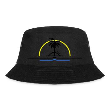 Palm trees symbol island summer - Bucket Hat - black - Front - Lela (165cm)