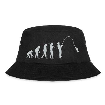 fishing evolution - Bucket Hat - Schwarz - Vorne - Lela (165cm)