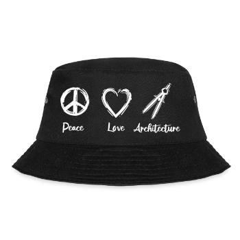 I love architecture - Bucket Hat - black - Front - Lela (165cm)