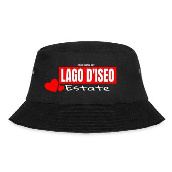 Iseosee Sommer Iseo T-Shirts T-Shirts Sweatshirts - Bucket Hat - Schwarz - Vorne - Lela (165cm)