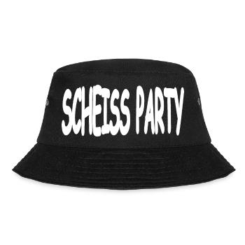 Party - Bucket Hat - Schwarz - Vorne