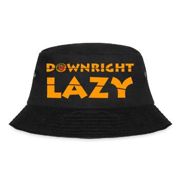 Downright Lazy  - Bucket Hat - black - Front - Lela (165cm)