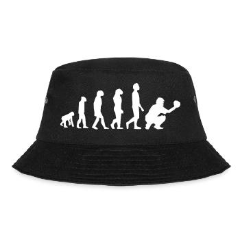 Evolution Baseball - Development Line - Bucket Hat - black - Front - Lela (165cm)