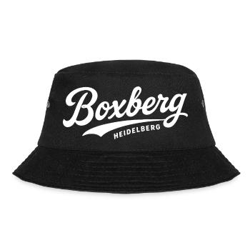 Boxberg Schriftzug Design - Bucket Hat - Schwarz - Vorne - Lela (165cm)