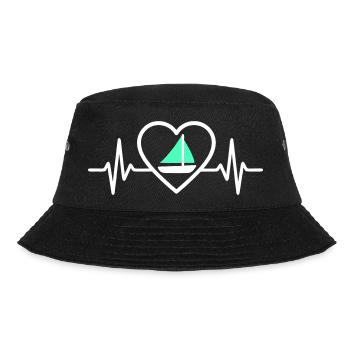 Cœur Voile – Passion Bateau - Bucket Hat - Schwarz - Vorne - Lela (165cm)