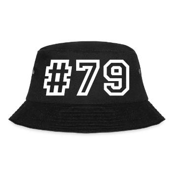 1979 Hashtag 79 - Bucket Hat - black - Front - Lela (165cm)