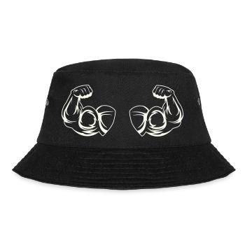 Biceps Fitness - Bucket Hat - black - Front - Lela (165cm)