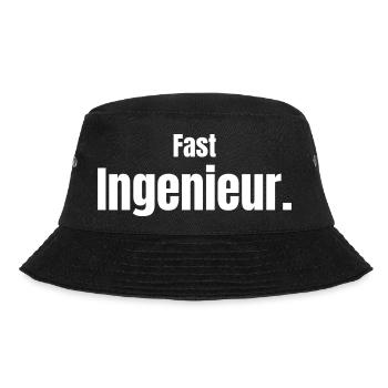 Almost an engineer - Bucket Hat - black - Front - Lela (165cm)