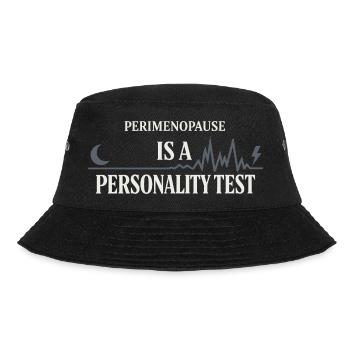 Perimenopause Humor Perimenopause - Bucket Hat - Schwarz - Vorne - Lela (165cm)