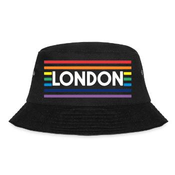 LONDON Urban Rainbow - Bucket Hat - black - Front - Lela (165cm)
