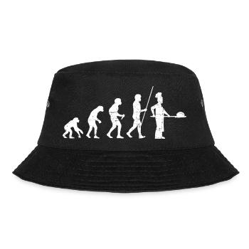 Bäcker Evolution Distressed Look - Bucket Hat - Schwarz - Vorne - Lela (165cm)