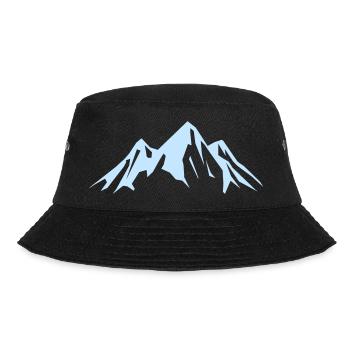 Silhouette de montagne en bleu ciel - Bob - noir - Devant - Lela (165cm)