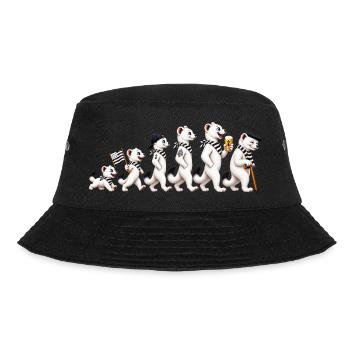 Hermine-Entwicklung - Bucket Hat - Schwarz - Vorne