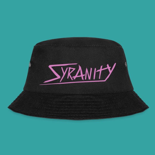 Syranity Cap Black With Pink pressing - Bucket Hat