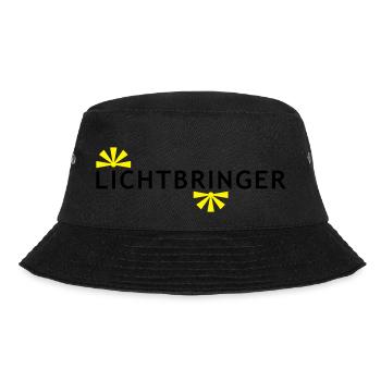 LICHTBRINGER - Bucket Hat - Schwarz - Vorne - Lela (165cm)