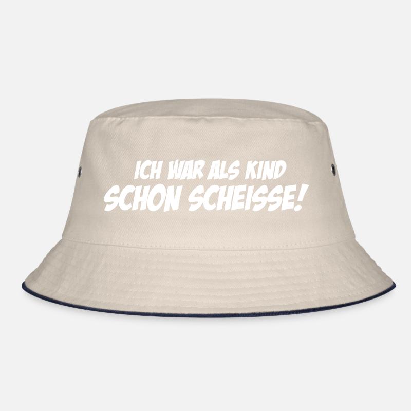 Als Kind als Kind schon Scheisse Bucket Hat