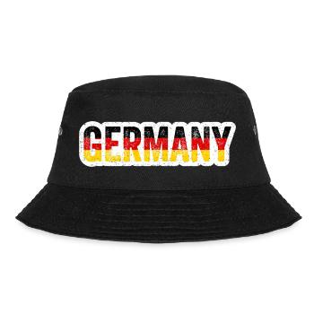 GERMANY Football Shirt Gift Vintage Flag - Bucket Hat - black - Front - Lela (165cm)