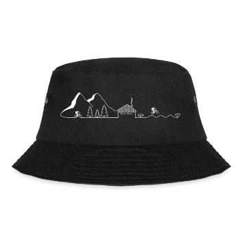 MTB Mountain Bike Mountain Bike Bicycle - Bucket Hat - black - Front - Lela (165cm)