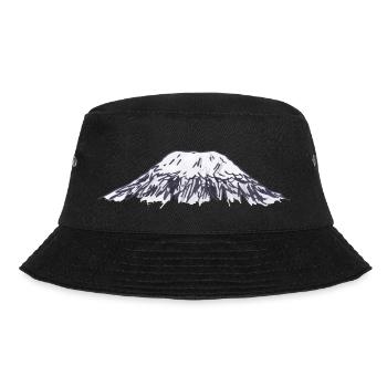 Kilimanjaro mountain Africa gift - Bucket Hat - black - Front - Lela (165cm)