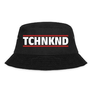 tchnknd - Technokind - Bucket Hat - Schwarz - Vorne - Lela (165cm)
