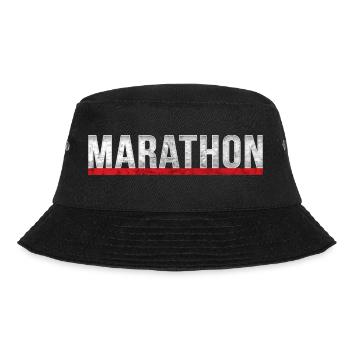 marathon - Bucket Hat - black - Front - Lela (165cm)