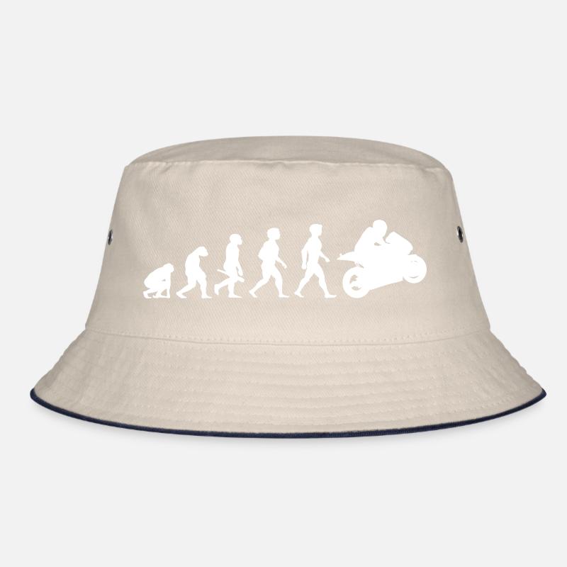 Evolution Superbikes Motorrad Biker Rennsport Bucket Hat
