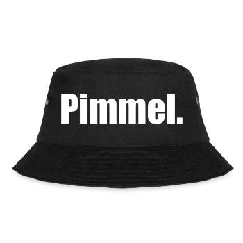 Pimmel. - Bucket Hat - Schwarz - Vorne - Lela (165cm)