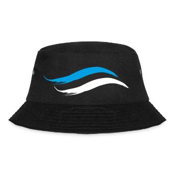 ESTLANDS NATIONALFLAGGE - Bucket Hat - Schwarz - Vorne - Lela (165cm)