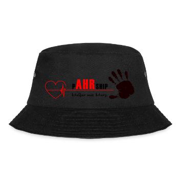 We Ahr Together - solidAHRität - - Bucket Hat - Schwarz - Vorne - Lela (165cm)
