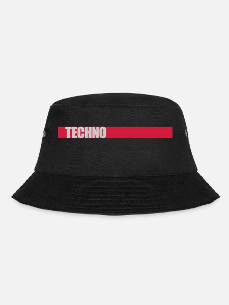 Techno Music Logo - Bob - noir
