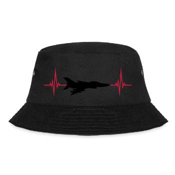 Avion de chasse Heartbeat - Bob - noir - Devant - Lela (165cm)