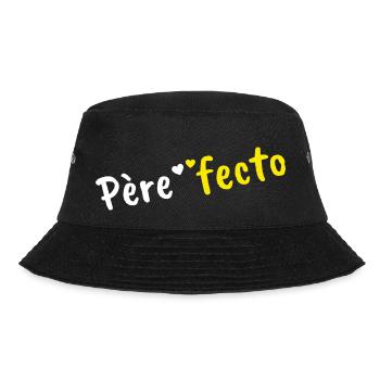 Père Fecto Papa parfait cadeau humour - Bob - noir - Devant - Lela (165cm)
