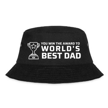 World's best dad - Bucket Hat - black - Front - Lela (165cm)