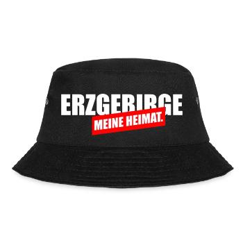 Erzgebirge meine Heimat - Bucket Hat - Schwarz - Vorne - Lela (165cm)
