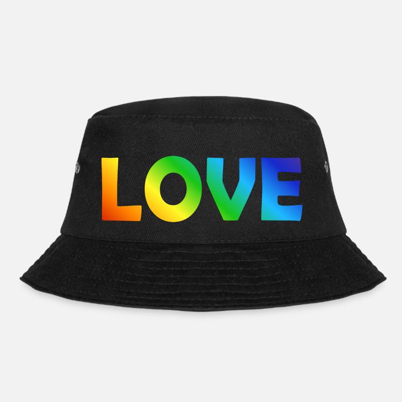LOVE - Bucket Hat - Schwarz