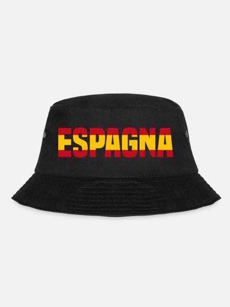 Spanien - Bucket Hat - Schwarz