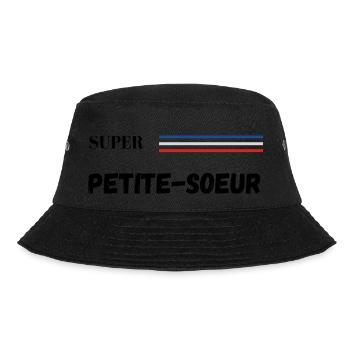 super petite-sœur - t-shirt assorti - Bob - noir - Devant - Lela (165cm)