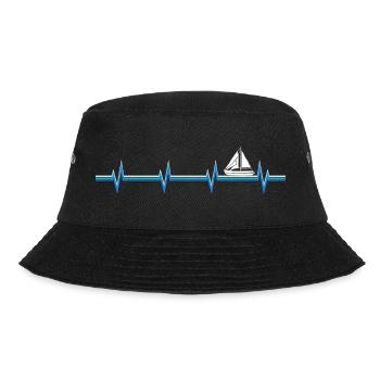 Segeln Segler Segelboot Katamaran Besitzer Skipper - Bucket Hat - Schwarz - Vorne - Lela (165cm)