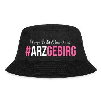 Erzgebirge Vergiss deine Heimat nicht - Bucket Hat - Schwarz - Vorne - Lela (165cm)