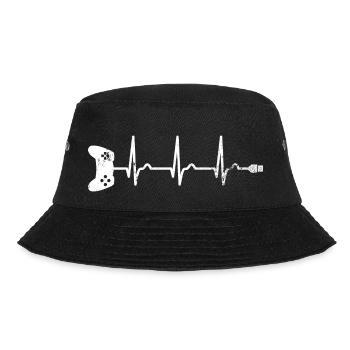 ECG - Courbe cardiaque - Pouls - Gamer - Contrôleur - Bob - noir - Devant - Lela (165cm)