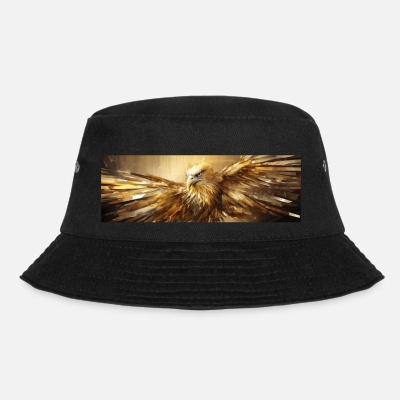 Steinadler - Bucket Hat - Schwarz